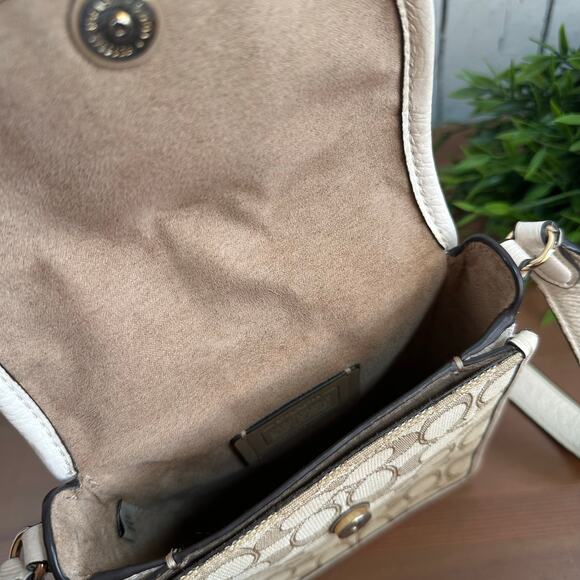 Coach C8321 North/South Lonnie Crossbody Signature Jacquard Bag - Picture 6 of 11